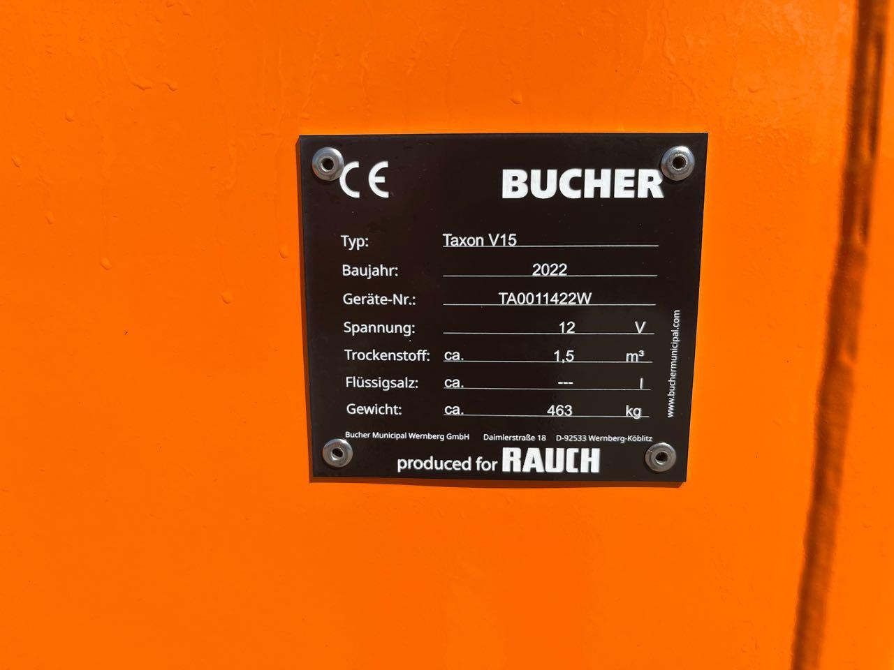 Rauch Taxon 25.1 plus - מפזרת דשן: תמונה 5 Rauch Taxon 25.1 plus - מפזרת דשן: תמונה 5