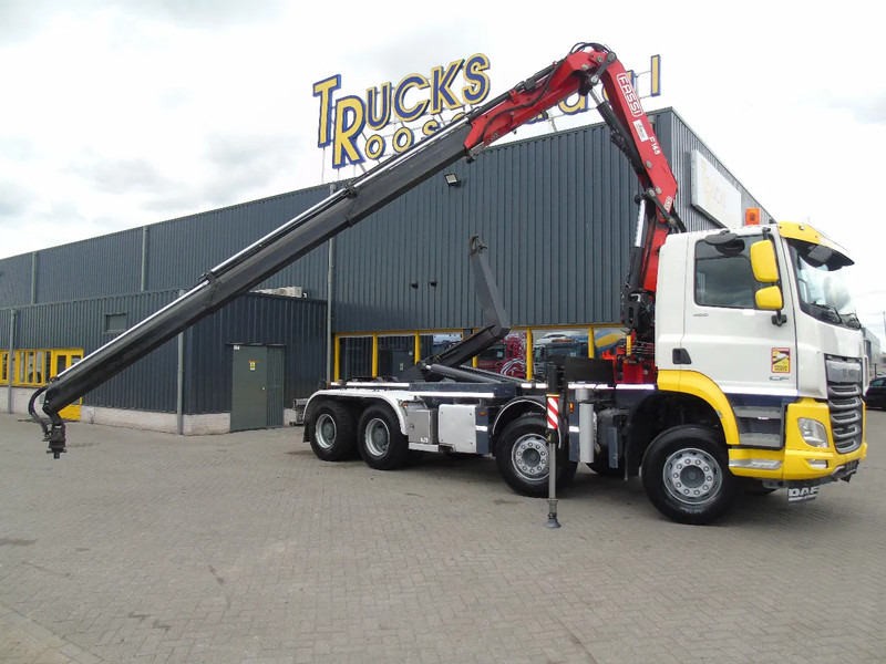 DAF CF 480 + 8X4 + FASSI 16T/M + 20T HOOK + REMOTE + PERFECT - משאית הרמת וו, משאית מנוף: תמונה 2 DAF CF 480 + 8X4 + FASSI 16T/M + 20T HOOK + REMOTE + PERFECT - משאית הרמת וו, משאית מנוף: תמונה 2