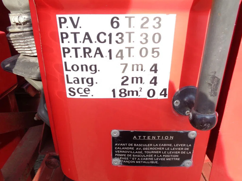 משאית אש Iveco 135-17 Manual + Firetruck: תמונה 20