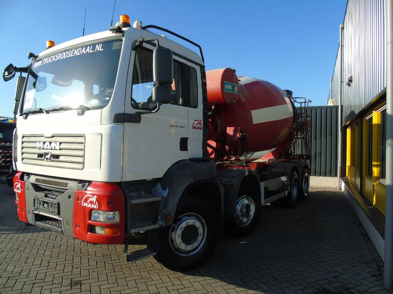 MAN TGA 41.440 + 8x4 + manual + spring - משאית מערבלת בטון: תמונה 2 MAN TGA 41.440 + 8x4 + manual + spring - משאית מערבלת בטון: תמונה 2