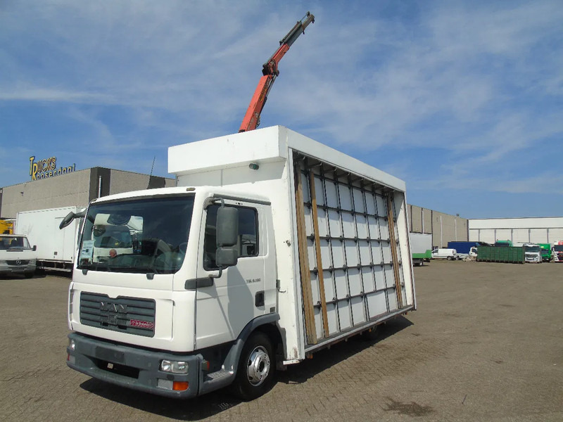 MAN TGL 8.180 + PALFINGER + GLASS TRUCK + MANUAL - משאית מנוף: תמונה 2 MAN TGL 8.180 + PALFINGER + GLASS TRUCK + MANUAL - משאית מנוף: תמונה 2