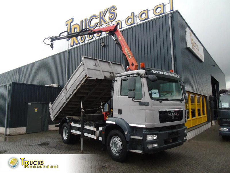 MAN TGM 18.250 + PALFINGER 11.001K + TIPPER + EURO 5 - משאית מנוף: תמונה 1 MAN TGM 18.250 + PALFINGER 11.001K + TIPPER + EURO 5 - משאית מנוף: תמונה 1