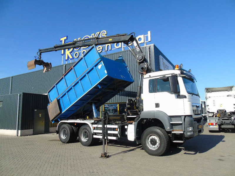 MAN TGX + 6x6 + HIAB 166 E3 HIPRO + 3SIDE TIPPER - מזהיר, משאית מנוף: תמונה 2 MAN TGX + 6x6 + HIAB 166 E3 HIPRO + 3SIDE TIPPER - מזהיר, משאית מנוף: תמונה 2