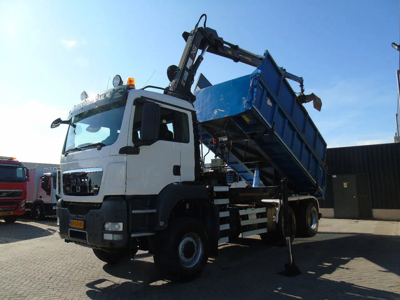 MAN TGX + 6x6 + HIAB 166 E3 HIPRO + 3SIDE TIPPER - מזהיר, משאית מנוף: תמונה 3 MAN TGX + 6x6 + HIAB 166 E3 HIPRO + 3SIDE TIPPER - מזהיר, משאית מנוף: תמונה 3