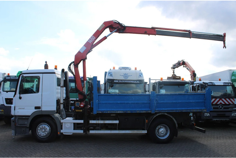 Mercedes-Benz Actros 2032 + HMF 1460 + Tipper + Steel Steel - מזהיר: תמונה 4 Mercedes-Benz Actros 2032 + HMF 1460 + Tipper + Steel Steel - מזהיר: תמונה 4