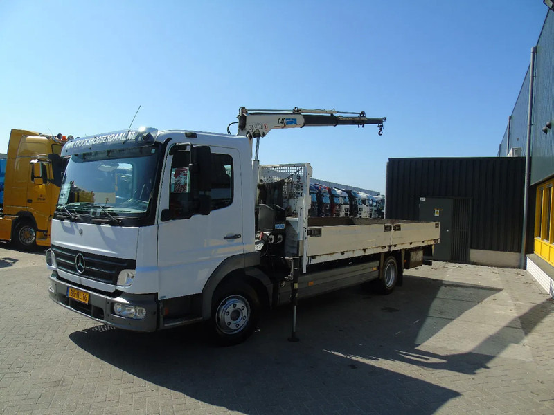 Mercedes-Benz Atego 816 + 4ton crane + NICE TRUCK - משאית צד נופל/ שטוחה, משאית מנוף: תמונה 2 Mercedes-Benz Atego 816 + 4ton crane + NICE TRUCK - משאית צד נופל/ שטוחה, משאית מנוף: תמונה 2