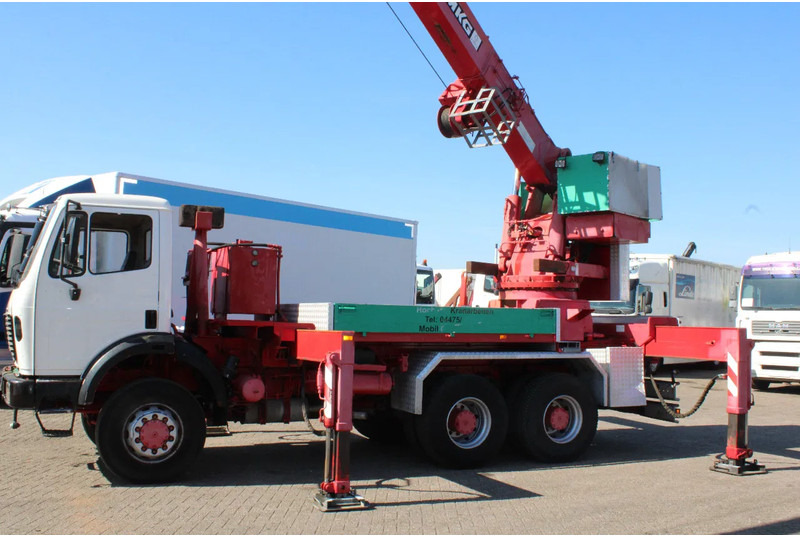 Mercedes-Benz SK 2628 + 6X6 + SPRING + MANUAL + HMK 42TON - משאית מנוף: תמונה 5 Mercedes-Benz SK 2628 + 6X6 + SPRING + MANUAL + HMK 42TON - משאית מנוף: תמונה 5