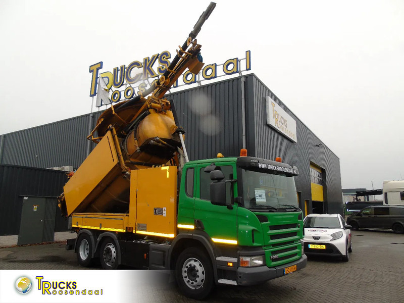 Scania P 360 + COMBI VACUUM WIEDEMANN + 6X4 - משאית ואקום: תמונה 1 Scania P 360 + COMBI VACUUM WIEDEMANN + 6X4 - משאית ואקום: תמונה 1