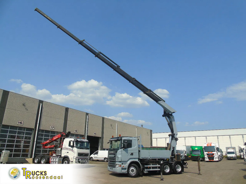 Scania R 420 + PALFINGER 72002 + 7 EXTENTIONS + 6X4 + REMOTE - משאית מנוף: תמונה 1 Scania R 420 + PALFINGER 72002 + 7 EXTENTIONS + 6X4 + REMOTE - משאית מנוף: תמונה 1