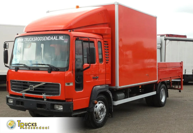 Volvo FL 220 + Manual + HMF 150 crane - משאית צד נופל/ שטוחה: תמונה 1 Volvo FL 220 + Manual + HMF 150 crane - משאית צד נופל/ שטוחה: תמונה 1