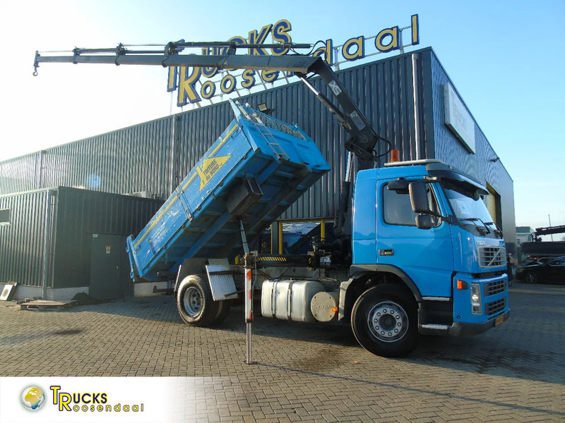 Volvo FM 9.340 + HIAB 122 E4 + TIPPER + MANUAL - משאית מנוף: תמונה 1 Volvo FM 9.340 + HIAB 122 E4 + TIPPER + MANUAL - משאית מנוף: תמונה 1