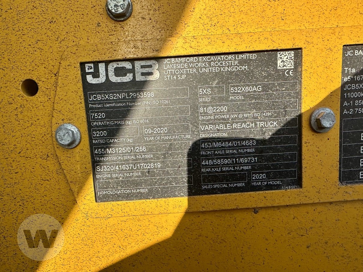 JCB 532-60 - מפעיל טלסקופי: תמונה 3 JCB 532-60 - מפעיל טלסקופי: תמונה 3