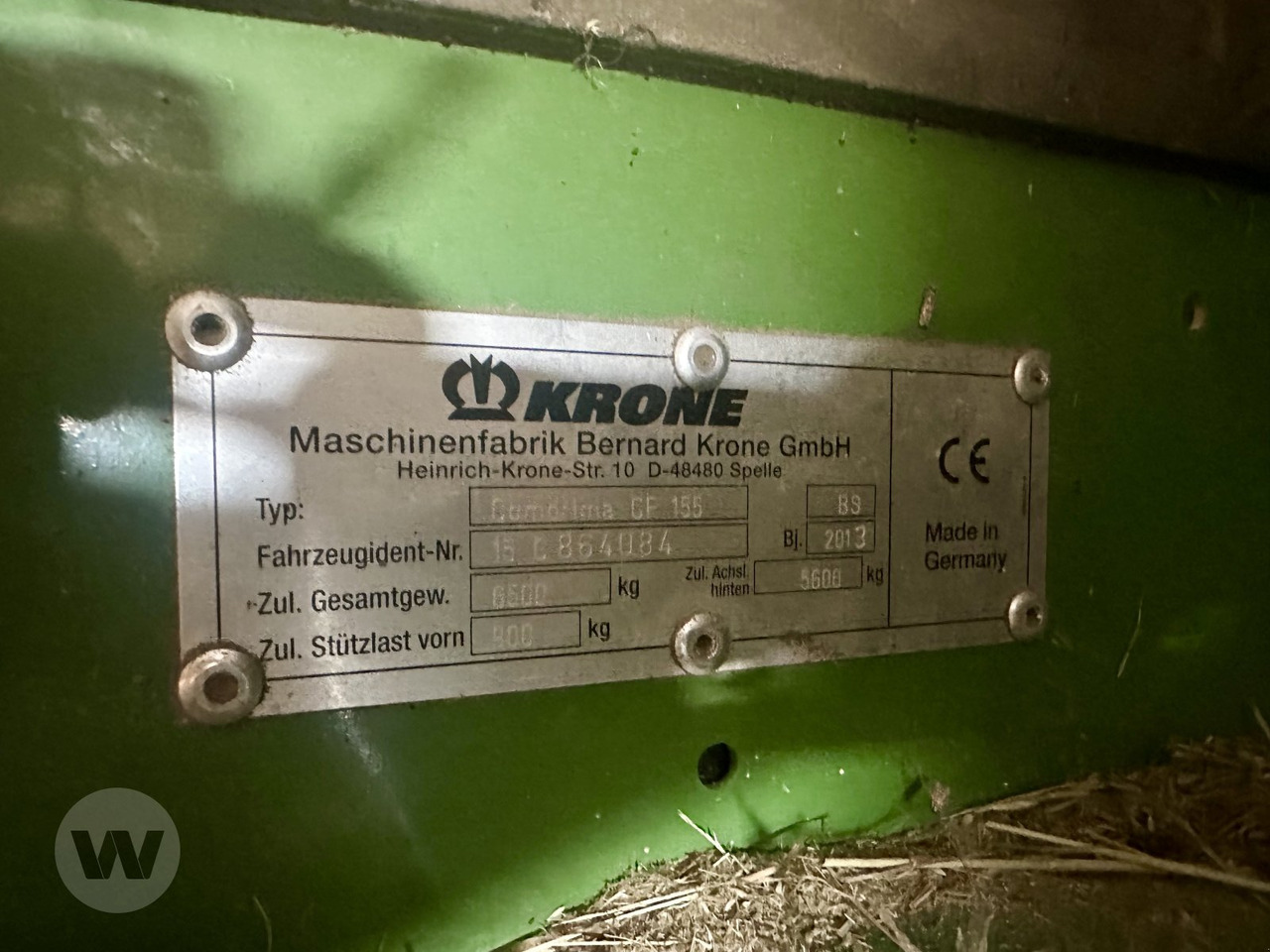 Krone Comprima CF 155 XC - מכונת צרור עגולה: תמונה 2 Krone Comprima CF 155 XC - מכונת צרור עגולה: תמונה 2