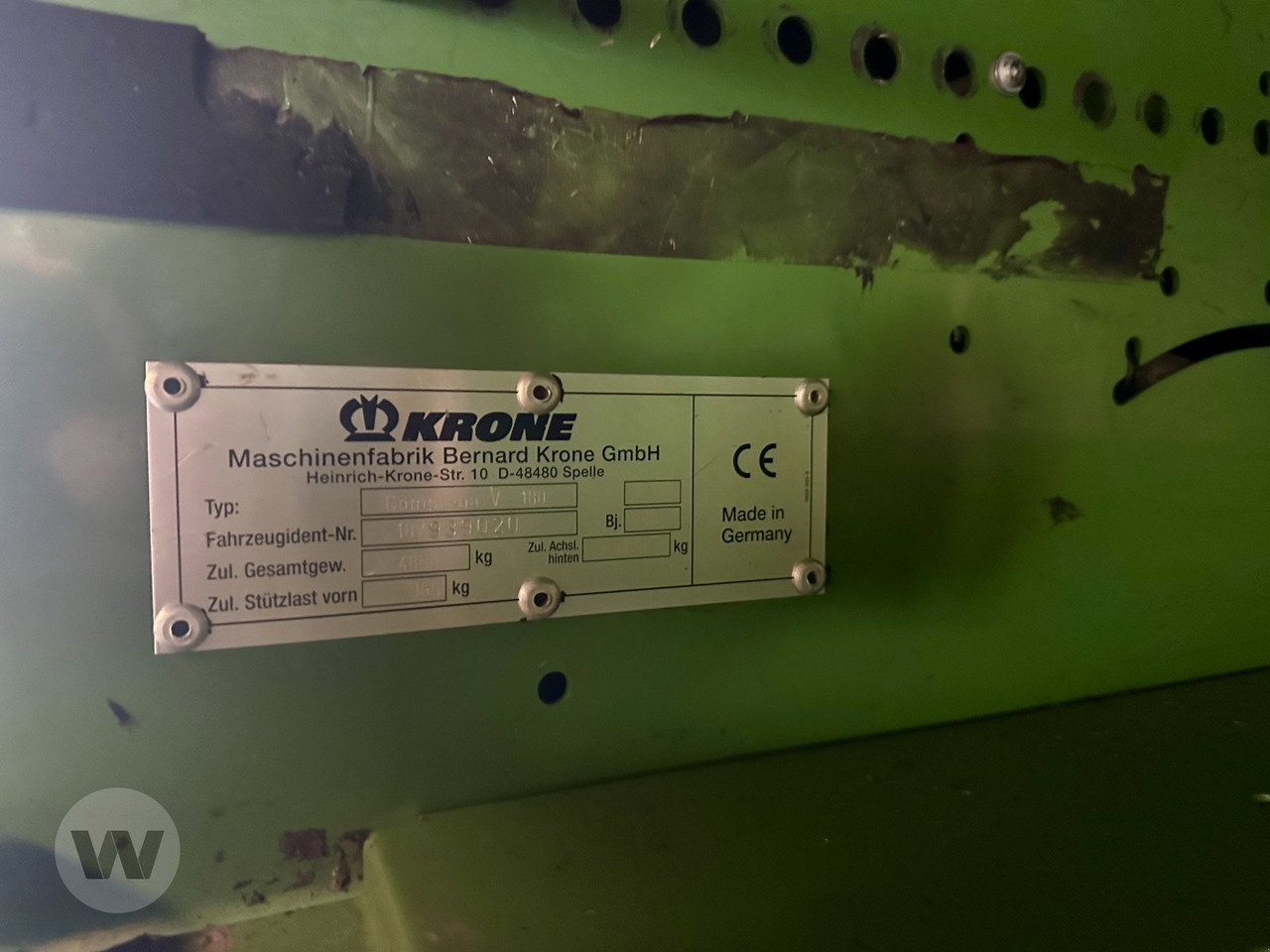 Krone Comprima V 180 XC - מכונת צרור עגולה: תמונה 2 Krone Comprima V 180 XC - מכונת צרור עגולה: תמונה 2