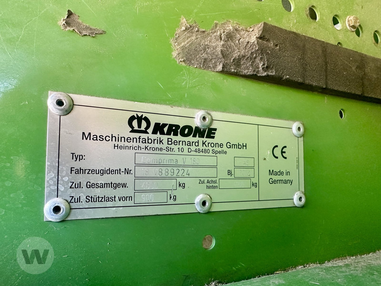 Krone Comprima V 180 XC - מכונת צרור עגולה: תמונה 4 Krone Comprima V 180 XC - מכונת צרור עגולה: תמונה 4