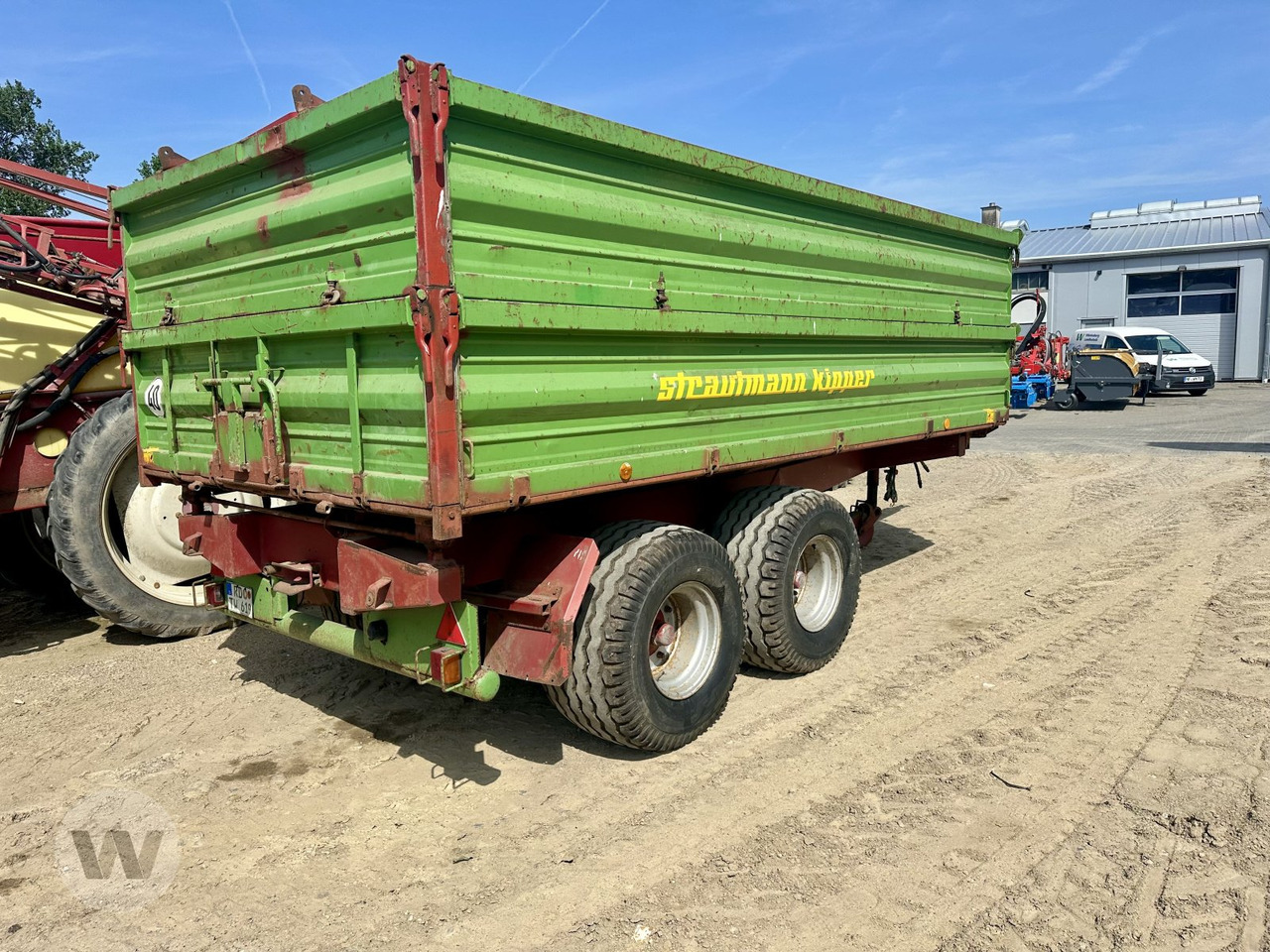 מסיר פסולת/ קרון נגרר חקלאי Strautmann SK 12/40 TD: תמונה 7