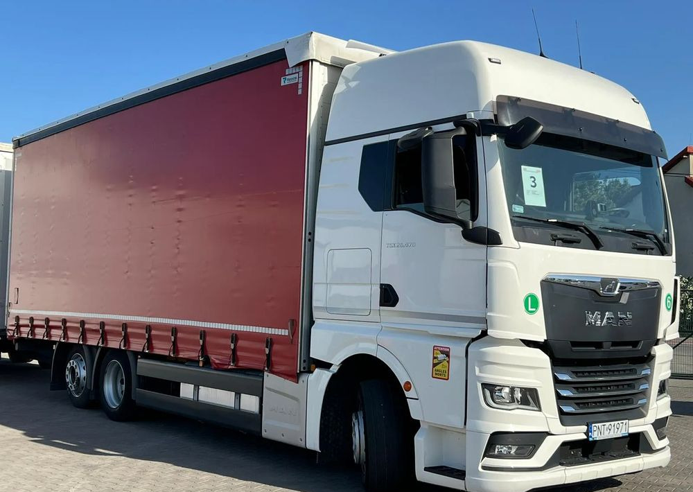 MAN TGX 26.470 z przyczepą Redos - משאית וילונות צד, קרון נגרר עם וילונות צד: תמונה 3 MAN TGX 26.470 z przyczepą Redos - משאית וילונות צד, קרון נגרר עם וילונות צד: תמונה 3