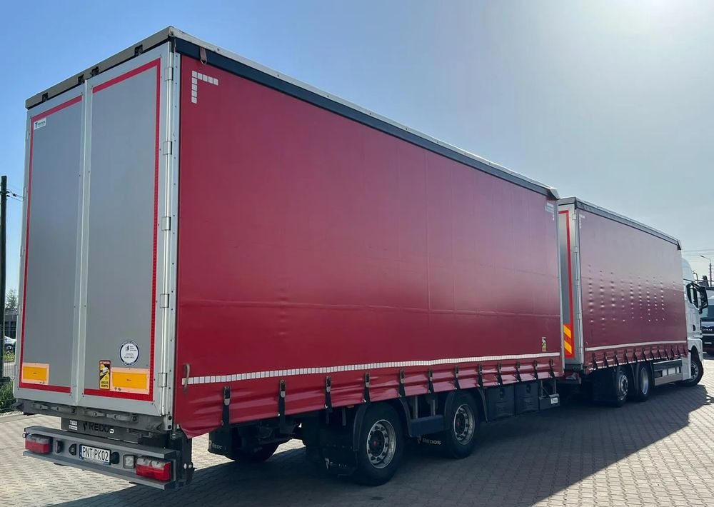 MAN TGX 26.470 z przyczepą Redos - משאית וילונות צד, קרון נגרר עם וילונות צד: תמונה 5 MAN TGX 26.470 z przyczepą Redos - משאית וילונות צד, קרון נגרר עם וילונות צד: תמונה 5