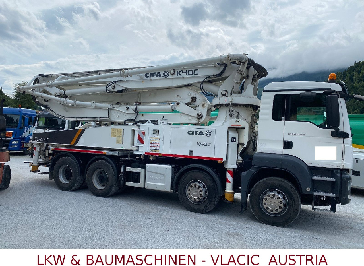 MAN 41.460 CIFA K40C - משאית משאבת בטון: תמונה 3 MAN 41.460 CIFA K40C - משאית משאבת בטון: תמונה 3