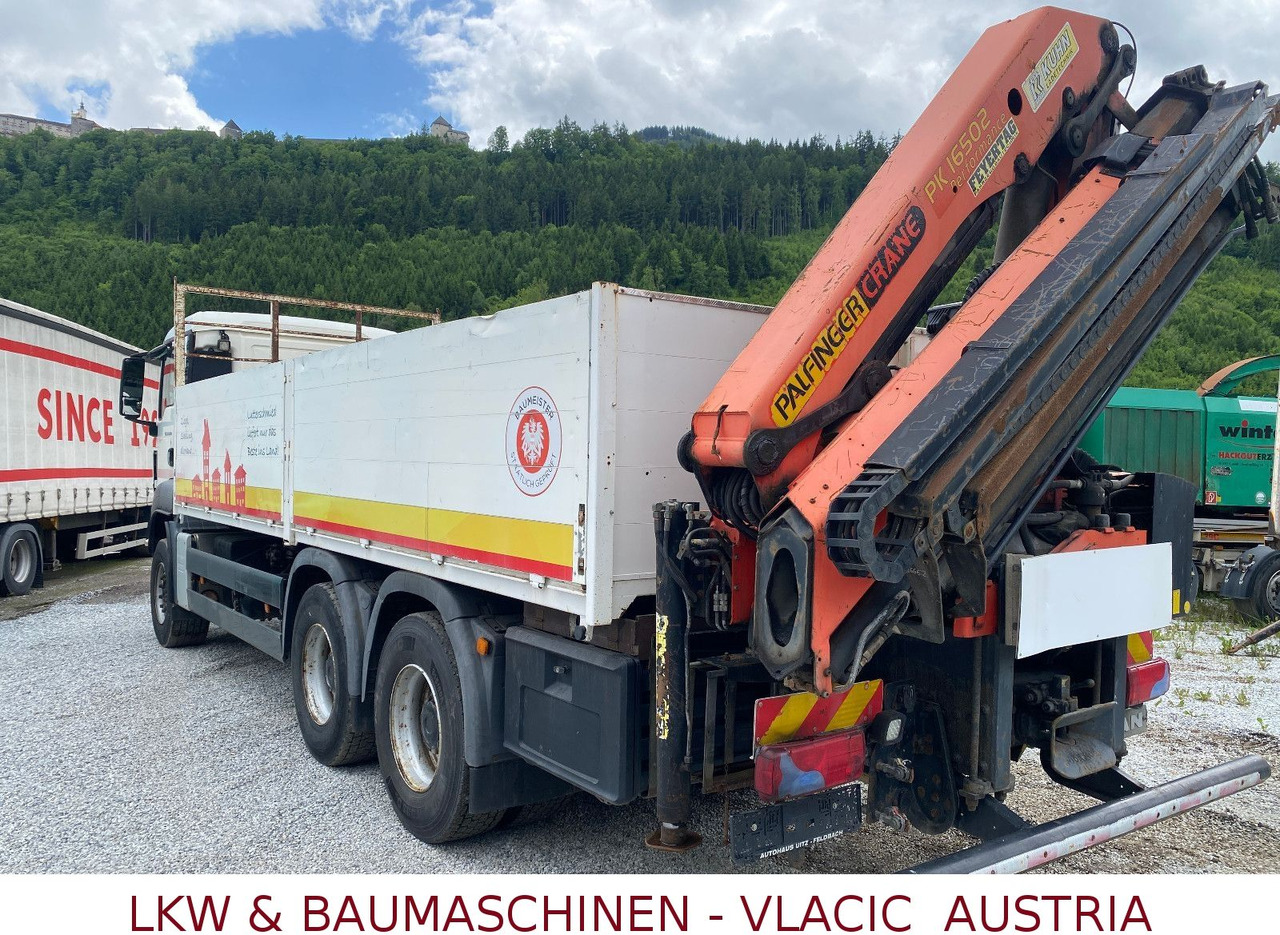 MAN TGS 33.440 6x4 Blatt/Blatt Mit Palfinger PK16500 - משאית צד נופל/ שטוחה, משאית מנוף: תמונה 4 MAN TGS 33.440 6x4 Blatt/Blatt Mit Palfinger PK16500 - משאית צד נופל/ שטוחה, משאית מנוף: תמונה 4