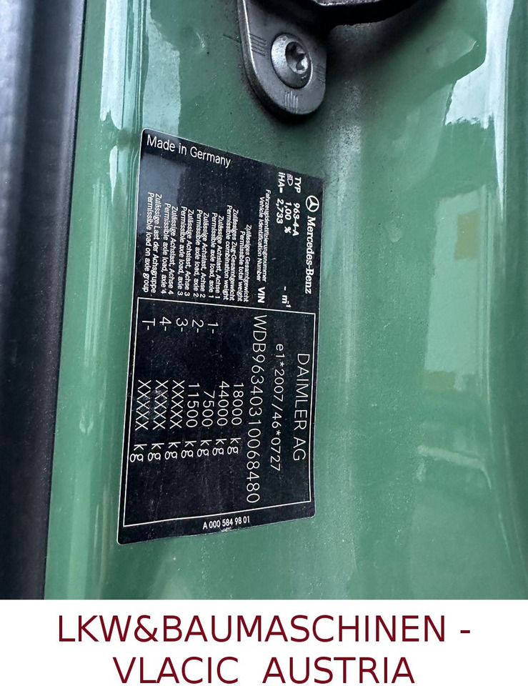 יחידת טרקטור Mercedes-Benz Actros 1840 ADR: תמונה 9