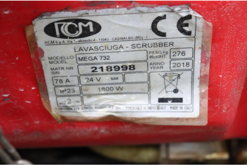 RCM Mega 732 - מייבש קרצוף: תמונה 3 RCM Mega 732 - מייבש קרצוף: תמונה 3