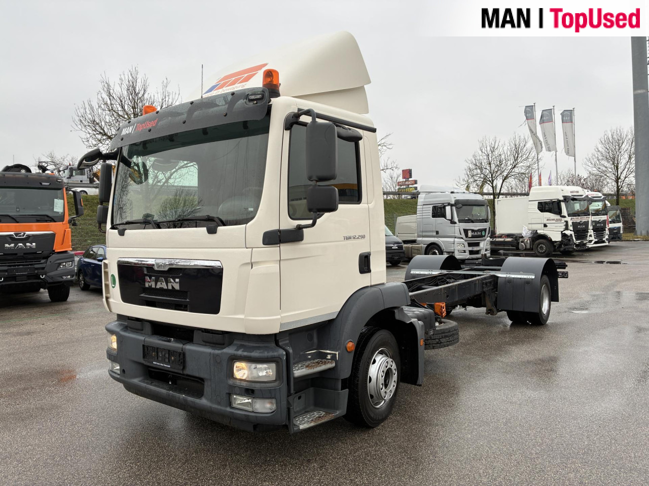 MAN TGM 12.290 4X2 LL - משאית עם שלדת תא: תמונה 1 MAN TGM 12.290 4X2 LL - משאית עם שלדת תא: תמונה 1