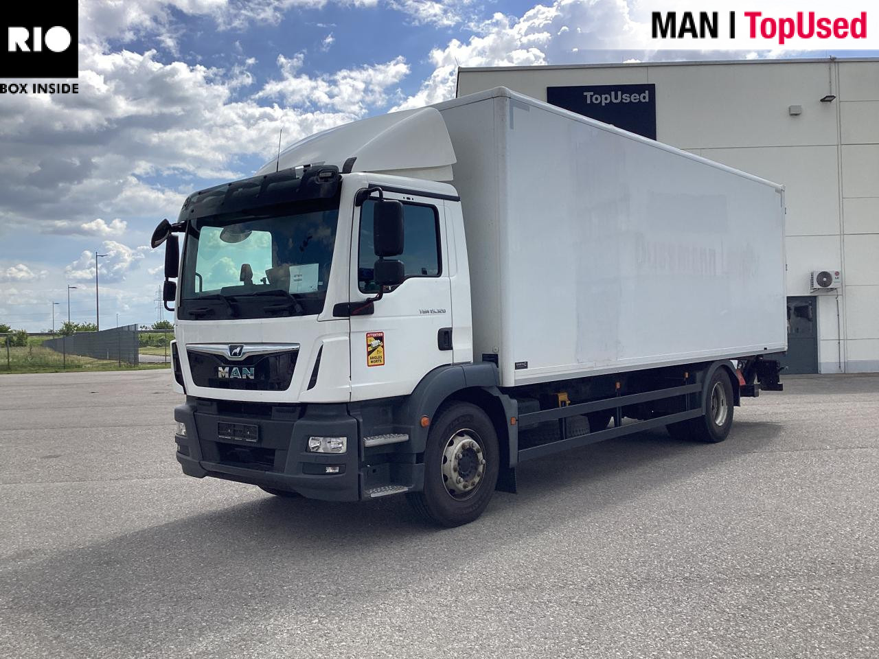 MAN TGM 15.320 4X2 BL - משאית תיבה: תמונה 1 MAN TGM 15.320 4X2 BL - משאית תיבה: תמונה 1