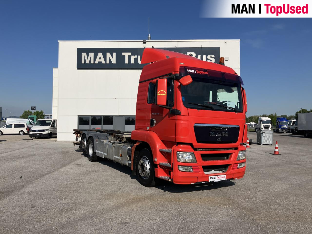 MAN TGS 26.440 6X2-2 LL - מוביל מכולות/ משאית החלפת גוף: תמונה 1 MAN TGS 26.440 6X2-2 LL - מוביל מכולות/ משאית החלפת גוף: תמונה 1