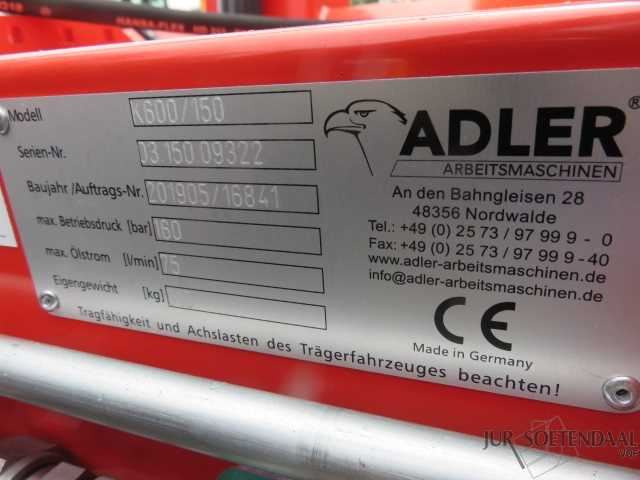 חָדָשׁ מטאטא עבור מכונת בנייה ADLER K600/150 SWEEPER: תמונה 9