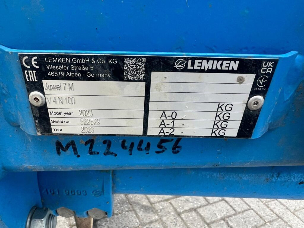 LEMKEN 4-scissor vario plough - ציוד עיבוד קרקע: תמונה 3 LEMKEN 4-scissor vario plough - ציוד עיבוד קרקע: תמונה 3
