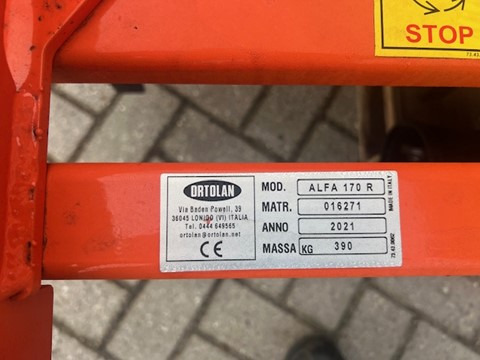 ORTOLAN ALFA 170 harrow (12333) - ציוד עיבוד קרקע: תמונה 2 ORTOLAN ALFA 170 harrow (12333) - ציוד עיבוד קרקע: תמונה 2