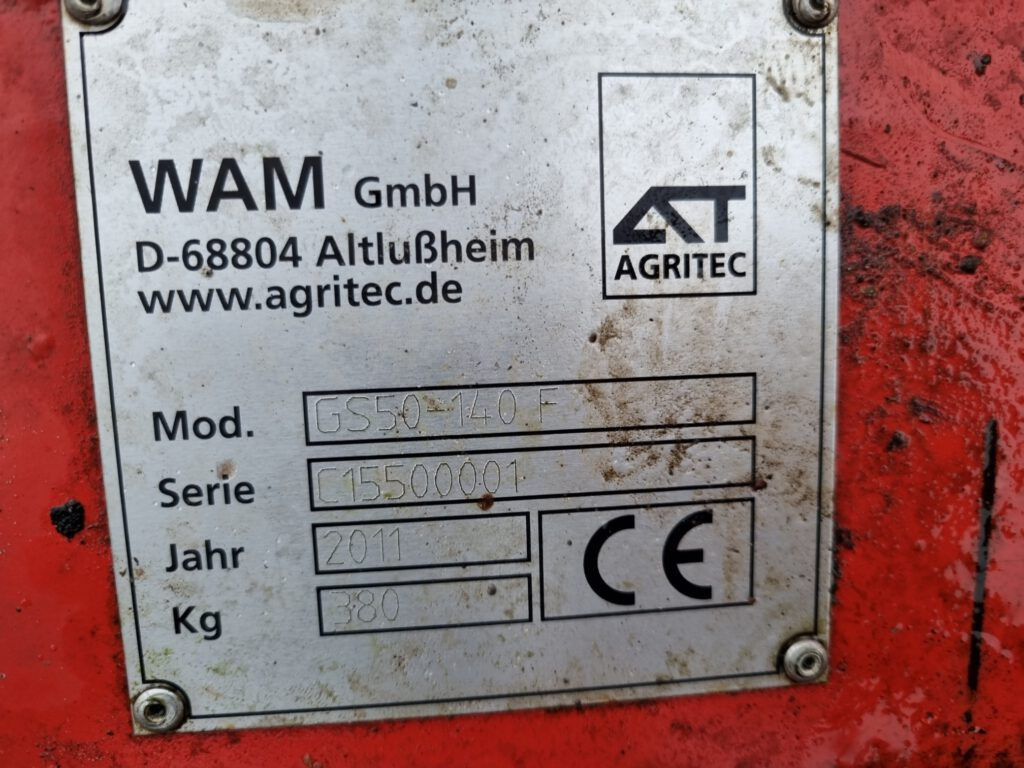 WAM GS50-140F mower - מכסחה: תמונה 4 WAM GS50-140F mower - מכסחה: תמונה 4