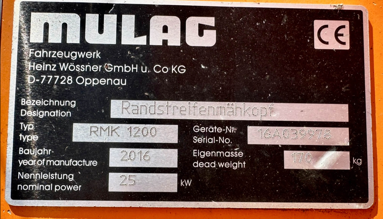 מכסחת זרוע Unimog Leitpfostenausmähgerät / Randstreifenmähger: תמונה 8