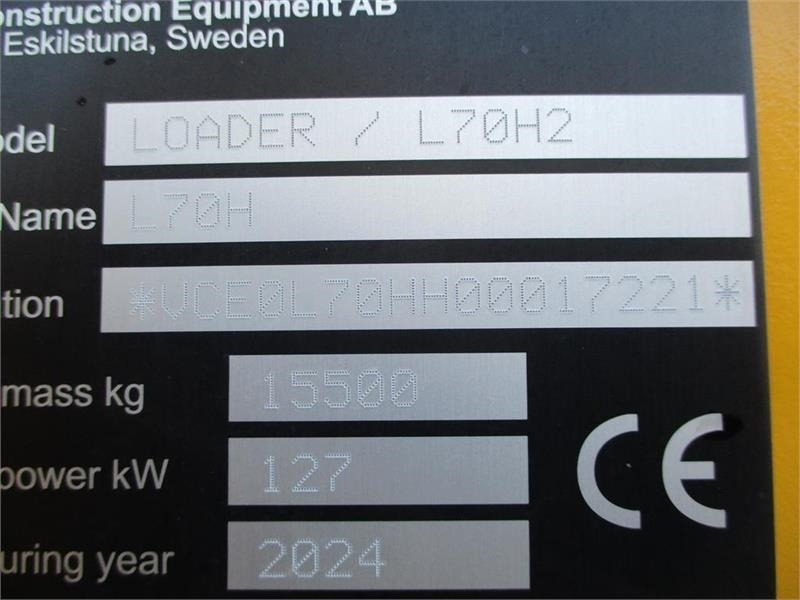 Volvo L 70 H H2 BEMÆRK MED GARANTI FRA VOLVO FREM TIL DE - מעמיס גלגלים: תמונה 2 Volvo L 70 H H2 BEMÆRK MED GARANTI FRA VOLVO FREM TIL DE - מעמיס גלגלים: תמונה 2