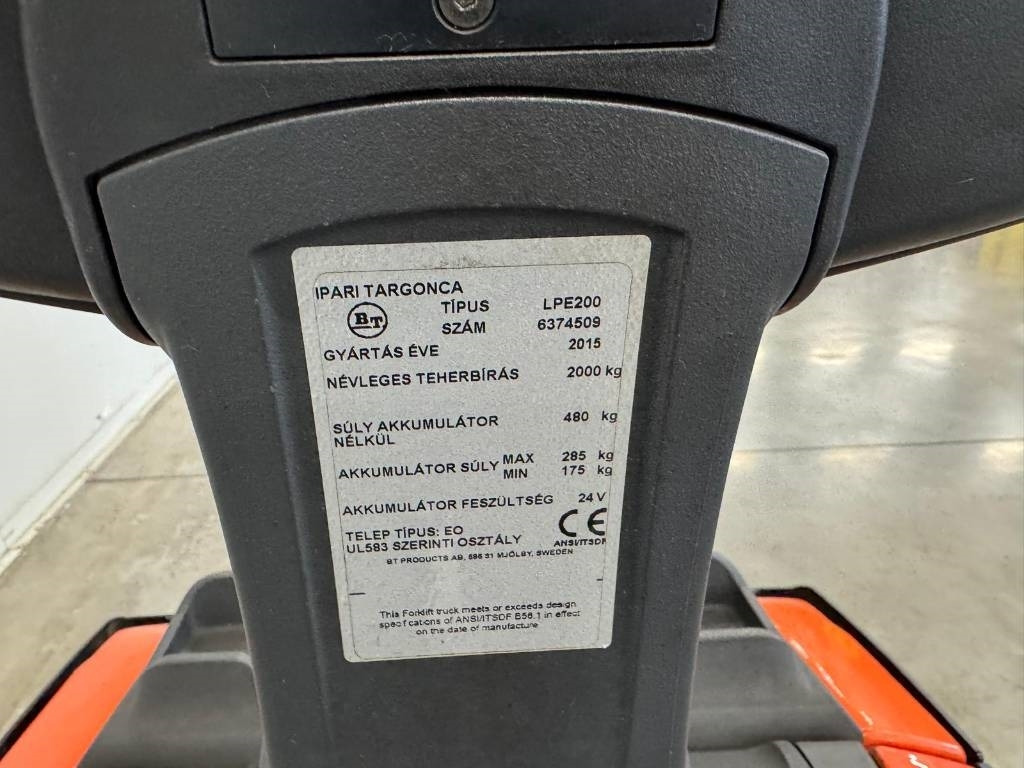 Toyota 10792 LPE 200 - מלגזה חשמלית: תמונה 4 Toyota 10792 LPE 200 - מלגזה חשמלית: תמונה 4