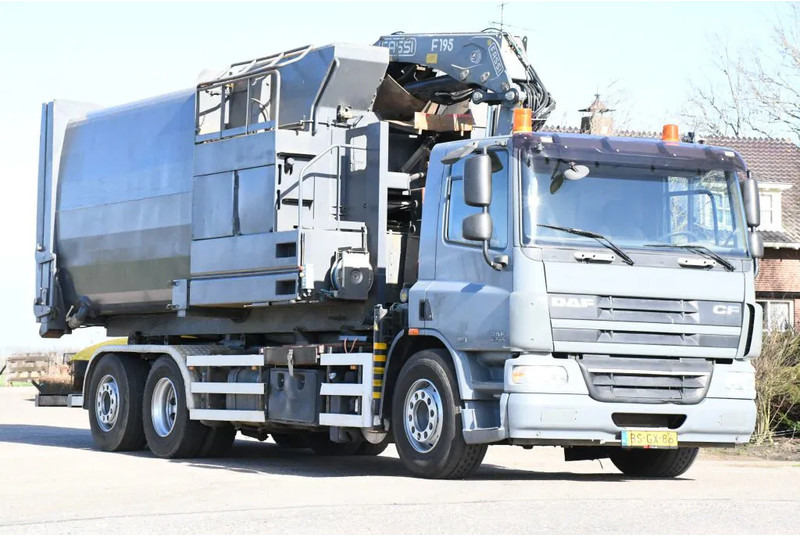 DAF CF75/310 FAN !!KRAAN/HAAK!!PERSCONTAINER!!HIGH PRESURRE CLEANING!!HOGEDRUK REINIGING!!HOCH DRUCK WASHEN SYSTEM!!REINIGING!GEJO B - משאית הרמת וו, משאית מנוף: תמונה 2 DAF CF75/310 FAN !!KRAAN/HAAK!!PERSCONTAINER!!HIGH PRESURRE CLEANING!!HOGEDRUK REINIGING!!HOCH DRUCK WASHEN SYSTEM!!REINIGING!GEJO B - משאית הרמת וו, משאית מנוף: תמונה 2