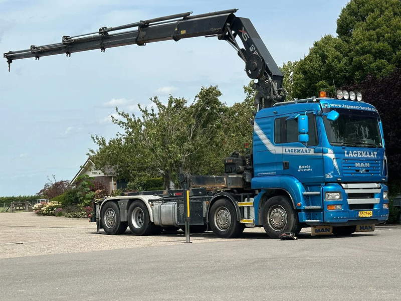 MAN TGA 35.440 8x2 HIAB 37TM!!RADIO REMOTE/CONTAINER SYSTEM! - משאית מערכת כבלים, משאית מנוף: תמונה 1 MAN TGA 35.440 8x2 HIAB 37TM!!RADIO REMOTE/CONTAINER SYSTEM! - משאית מערכת כבלים, משאית מנוף: תמונה 1