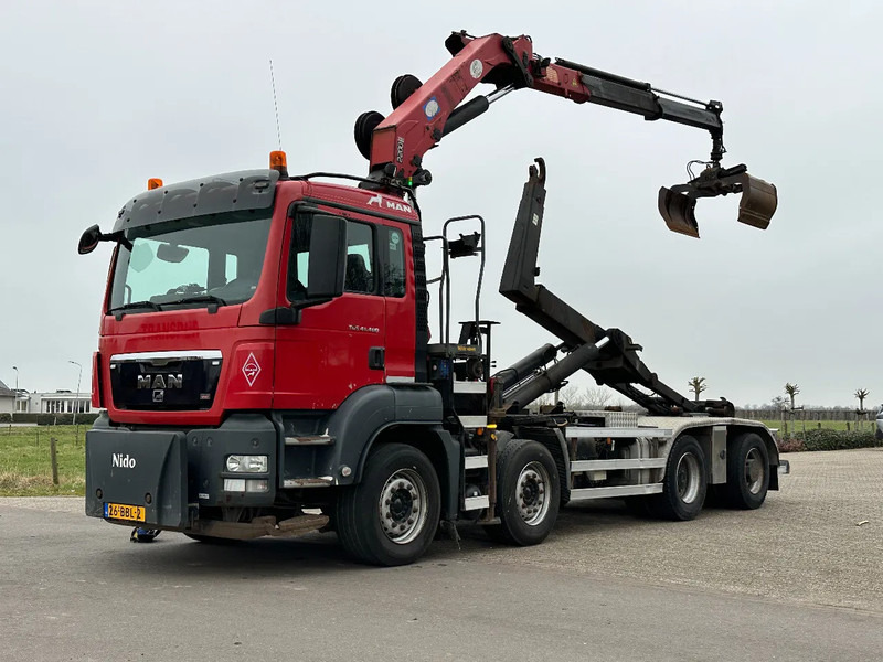 MAN TGS 41.400 8X4 WIDESPREAD!!HMF 22TM KRAAN/HAAK!!TOP!! - משאית הרמת וו, משאית מנוף: תמונה 5 MAN TGS 41.400 8X4 WIDESPREAD!!HMF 22TM KRAAN/HAAK!!TOP!! - משאית הרמת וו, משאית מנוף: תמונה 5