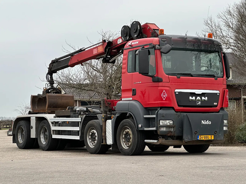 MAN TGS 41.400 8X4 WIDESPREAD!!HMF 22TM KRAAN/HAAK!!TOP!! - משאית הרמת וו, משאית מנוף: תמונה 2 MAN TGS 41.400 8X4 WIDESPREAD!!HMF 22TM KRAAN/HAAK!!TOP!! - משאית הרמת וו, משאית מנוף: תמונה 2