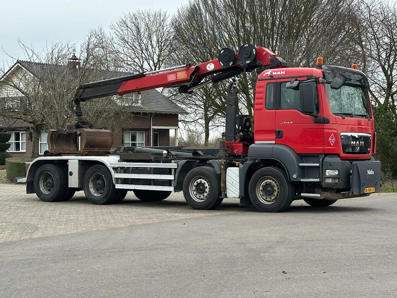 MAN TGS 41.400 8X4 WIDESPREAD!!HMF 22TM KRAAN/HAAK!!TOP!! - משאית הרמת וו, משאית מנוף: תמונה 4 MAN TGS 41.400 8X4 WIDESPREAD!!HMF 22TM KRAAN/HAAK!!TOP!! - משאית הרמת וו, משאית מנוף: תמונה 4