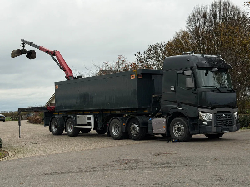 Renault T480 6x2 trekker 262dkm!! TRAILER WITH CRANE FOR SCREED! - יחידת טרקטור: תמונה 5 Renault T480 6x2 trekker 262dkm!! TRAILER WITH CRANE FOR SCREED! - יחידת טרקטור: תמונה 5