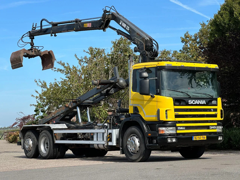 Scania R114-340 6x2 !!KRAAN/CONTAINER/KABEL!!MANUELL!! - משאית מערכת כבלים, משאית מנוף: תמונה 1 Scania R114-340 6x2 !!KRAAN/CONTAINER/KABEL!!MANUELL!! - משאית מערכת כבלים, משאית מנוף: תמונה 1