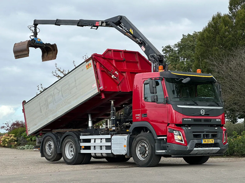 Volvo FMX 330 EURO6!!6X4!!VOORAS AANGEDREVEN!!Z-Kraan/KIPPER!! - מזהיר, משאית מנוף: תמונה 1 Volvo FMX 330 EURO6!!6X4!!VOORAS AANGEDREVEN!!Z-Kraan/KIPPER!! - מזהיר, משאית מנוף: תמונה 1