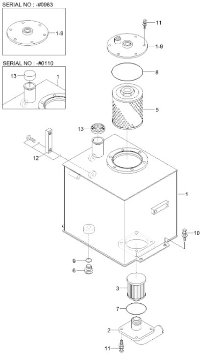 Case 31MJ-01016CG - 31MJ-01016 - מכל הידרולי עבור מכונת בנייה: תמונה 4 Case 31MJ-01016CG - 31MJ-01016 - מכל הידרולי עבור מכונת בנייה: תמונה 4
