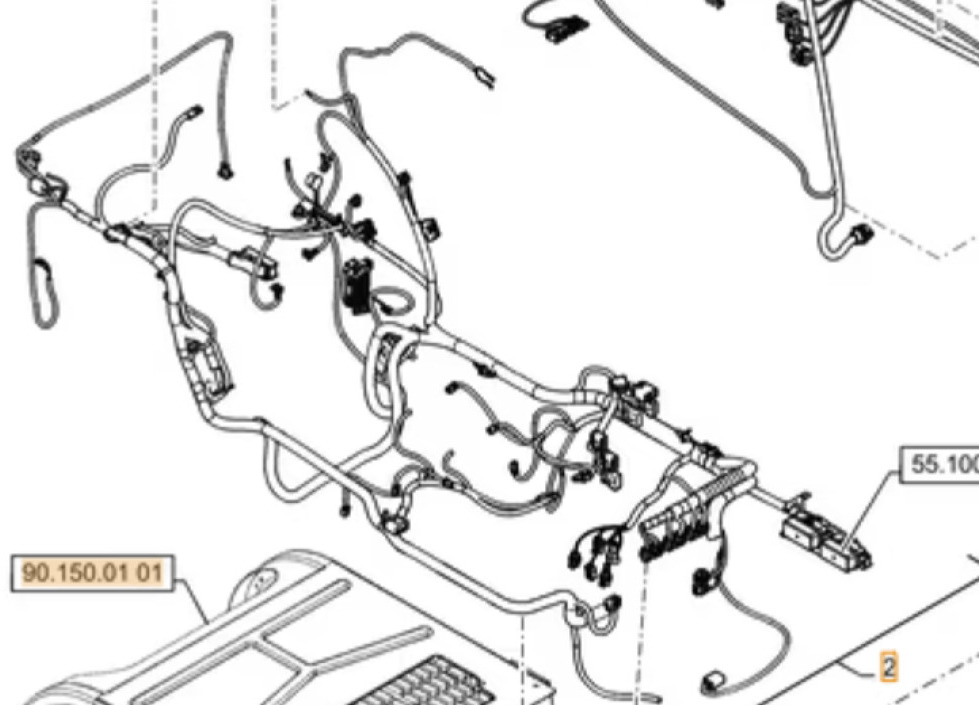 Case 47377806 - 47523456 - כבלים/ רתמת חוט עבור מכונת בנייה: תמונה 1 Case 47377806 - 47523456 - כבלים/ רתמת חוט עבור מכונת בנייה: תמונה 1