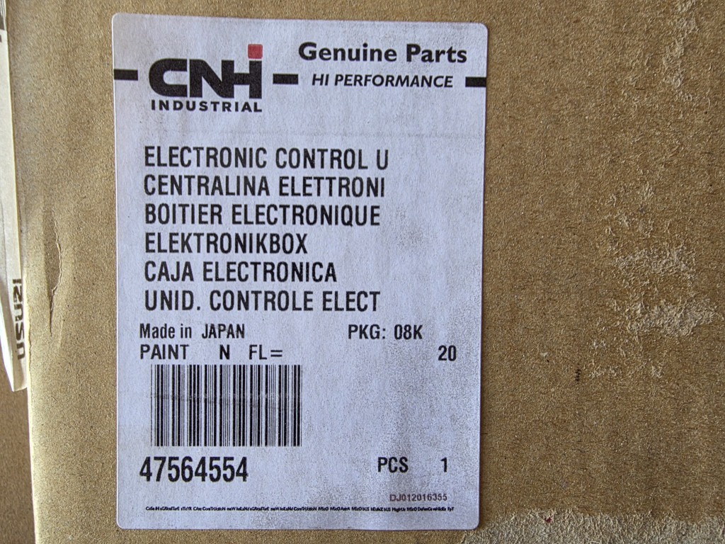 Case 47564554 - ECU עבור מכונת בנייה: תמונה 3 Case 47564554 - ECU עבור מכונת בנייה: תמונה 3