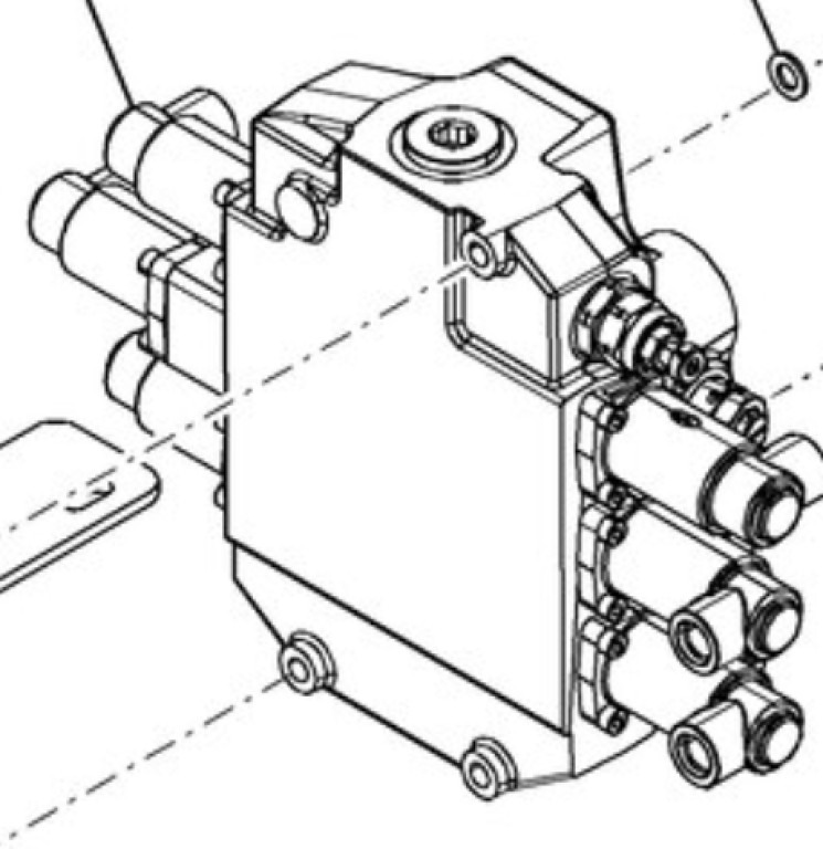 Case 47642502 - שסתום הידרולי עבור מכונת בנייה: תמונה 2 Case 47642502 - שסתום הידרולי עבור מכונת בנייה: תמונה 2