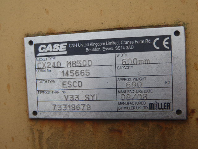 Case 73318678 - דלי עבור מכונת בנייה: תמונה 3 Case 73318678 - דלי עבור מכונת בנייה: תמונה 3