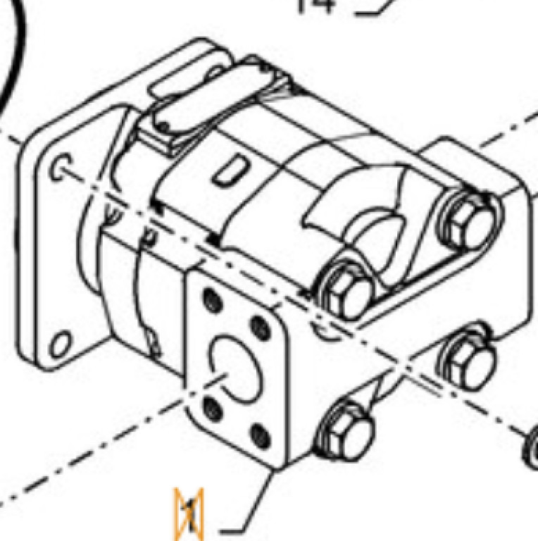 Case 84323337 - משאבה הידרולית עבור מכונת בנייה: תמונה 1 Case 84323337 - משאבה הידרולית עבור מכונת בנייה: תמונה 1